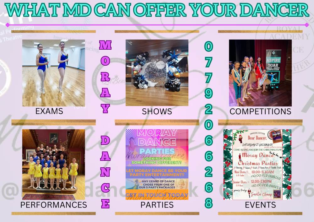 What Moray Dance can offer What Moray Dance can offer